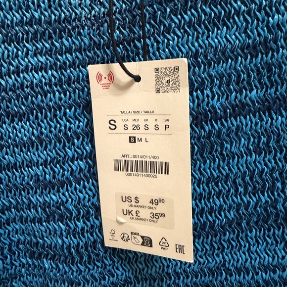 Zara Ribbon trim Knit Sweater - Picture 6 of 7